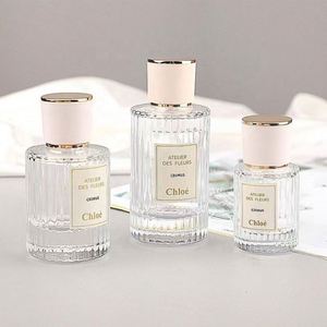 Transparent Empty 30ml 50ml Elegant Screw Refillable <b>Perfume</b> <b>Bottles</b> with Cap - Product Image 4