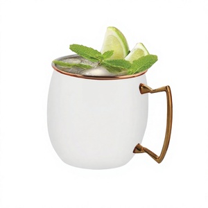 <b>Hot</b> Selling Copper Color Mule Mug with Pipe Handle Christmas Tree Party Beer Mugs for Office Use Top Sponsor Listing - Product Image 1