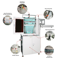Máquina Totalmente Automática para Fabricar Bolsas de Desecho de Pañales para la Producción de Bolsas de Recarga para Contenedores de Pañales para Bebés y Adultos