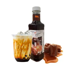 Novo Produto Fábrica Atacado 100% Alta Qualidade bolha chá caramelo sabor xarope SHJAYI monin Fornecedor
