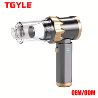 Aspirateur de voiture sans fil à trois niveaux d'aspiration, affichage de la puissance, portable, sans balais, collecteur de poussière à main, capacité 0,5L-1L