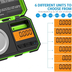 Bilancia Digitale Portatile di Alta Qualità per Gioielli, Precisione 0.1g, Capacità 500g, Display <span class=keywords><strong>Peso</strong></span> Miniaturizzato di Alta Gamma a Batteria - Product Image 4