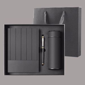 Ensemble de bouteilles d'eau isothermes de style carnet avec logo personnalisé pour cadeaux d'affaires - Product Image 4