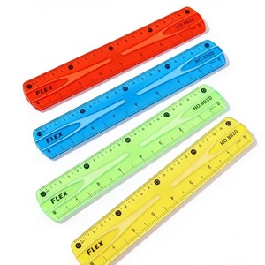 Regla Flexible de Plástico de 20 cm, Resistente a Impactos, Transparente y Flexible para la Escuela - Product Image 3