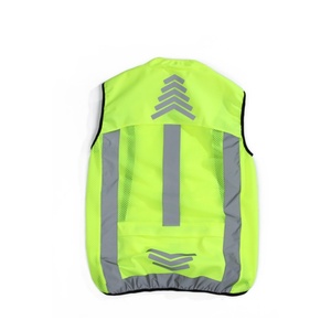 Fluorescent Work Vest <b>Reflective</b> Bicycle <b>Cycling</b> Suit Safety Vest Waistcoat Sports Safety Protection Motorcycle <b>Jacket</b> - Product Image 3