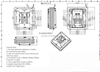Base de siège à suspension pneumatique EYESAUTO HA-B2Ns4 pour camion, absorption des chocs pneumatique, métal, luxe, ajustement universel pour sièges conducteur