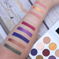 Nouveaux produits les plus populaires DIY Palette de fards à paupières personnalisée de votre propre marque Palette de fards à paupières pigmentés Marque privée Palette de fards à paupières végétalienne