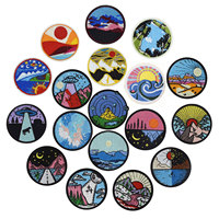 Badge personnalisé, badge brodé à coudre ou à repasser, pour vêtements