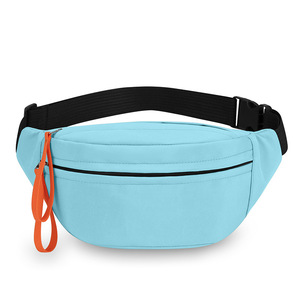 Women's Chest Bag Large Capacity Water Resistant Zipper Closure Outdoor Sports Everyday Use Orange Blue Black Khaki Off White - Product Image 5