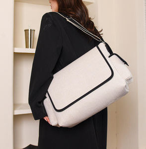 กระเป๋าถือผ้าแคนวาสขนาดใหญ่สำหรับทำงานหรือไปโรงเรียน, กระเป๋าสะพายข้างผู้หญิง, กระเป๋าสะพายไหล่เดี่ยว, กระเป๋าช้อปปิ้งผู้หญิง - Product Image 5