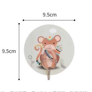 Crochets muraux 5 KG, crochet auto-adhésif très résistant, crochets parfaits pour le mur sans perçage, crochets adhésifs, crochets autocollants - Product Image 3