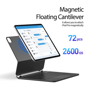 เคสคีย์บอร์ดแม่เหล็กอัจฉริยะแบบออลอินวันสำหรับ iPad Air 13 นิ้ว iPad Pro 13 นิ้ว ป้องกันแรงกระแทกบางเฉียบ - Product Image 5