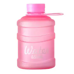 Hot sale plastic clear sport water bottle free Leak-Proof Drinking jug bottle portable small plastic bucket coffee mug