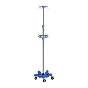 Xinsheng Infusion Stand Stainless Steel Floor Standing Drip Holder Portable IV Stand Medical Equipment - Product Image 4