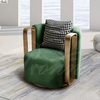 Chaise de travail pivotante sans accoudoirs en velours de luxe Foshan, réglable en hauteur