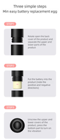 10-Stufen-Batteriebetriebener Mini-Sexspielzeug-Kugelvibrator Dildo mit G-Punkt- und Kitzlerstimulator für die weibliche Masturbation