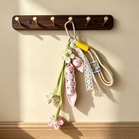 Pendentif poupée dessin animé 3D en tissu style forêt K-pop mignon, porte-clés vintage pour sac, décoration étudiante