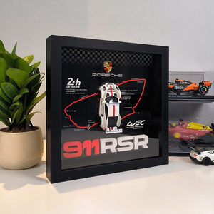 Modèle de voiture de course en alliage RSR, décoration de piste de l'Endurance de <span class=keywords><strong>24</strong></span> heures de Le <span class=keywords><strong>Mans</strong></span>, figurine 3D, art mural - Product Image 3