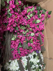 Bougainvillier suspendu <span class=keywords><strong>fleurs</strong></span> artificielles de haute qualité longues branches de <span class=keywords><strong>fleurs</strong></span> décorations de mariage fausse soie fleur de prunier - Product Image 6
