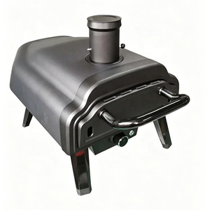 Parrilla <span class=keywords><strong>de</strong></span> Gas Portátil <span class=keywords><strong>de</strong></span> Alta Calidad <span class=keywords><strong>de</strong></span> 14 Pulgadas para Uso Comercial y Doméstico, Horno <span class=keywords><strong>de</strong></span> <span class=keywords><strong>Pizza</strong></span> Italiano con Piedra Giratoria - Product Image 1