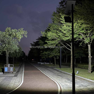Faro <span class=keywords><strong>Solare</strong></span> a Risparmio Energetico con Sensore Radar 800W 1200W, Illuminazione da Esterno Impermeabile IP65 per Magazzino e Fattoria - Product Image 6