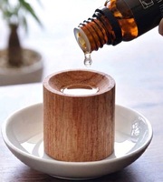 Diffuseur en bois massif personnalisé fait main avec logo, écologique, sans BPA, sans alcool, accessoire de méditation minimaliste pour la décoration intérieure