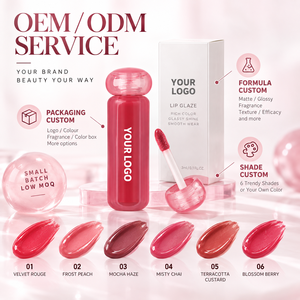 Tinte Labial Mate RTS de 3 ml, Resistente al Agua, Acabado Suave y Aterciopelado, 6 Tonos, MOQ Bajo de 2 Piezas, Venta al Por Mayor, Logotipo Personalizado - Product Image 5