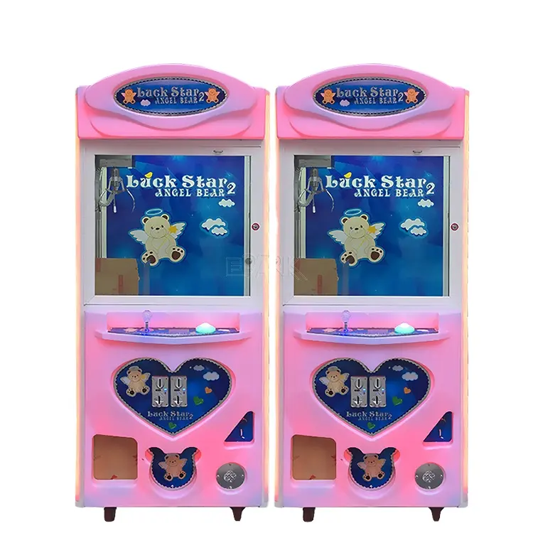 Plüsch Candy Doll Mini Holzkiste Bartop Hot Sale Vergnügung maschine Crazy Toy 2 Claw Crane Maschine