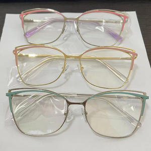 <span class=keywords><strong>2023</strong></span> nouvelle mode femmes CAT EYE lunettes le <span class=keywords><strong>Blockbuster</strong></span> arrive haute qualité en gros métal cadre optique - Product Image 2