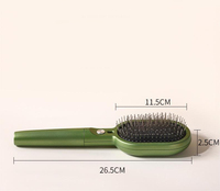 Brosse à cheveux électrique à usage domestique 5-en-1 Peigne à air chaud lisseur nettoyeur d'anions avec poignée en plastique du fabricant