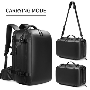 <span class=keywords><strong>Sac</strong></span> <span class=keywords><strong>à</strong></span> <span class=keywords><strong>dos</strong></span> <span class=keywords><strong>convertible</strong></span> de luxe pour ordinateur portable 56L grande capacité avec compartiment <span class=keywords><strong>à</strong></span> chaussures indépendant, résistant <span class=keywords><strong>à</strong></span> l'eau, idéal pour les voyages d'affaires - Product Image 2