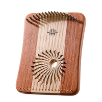 2024 New String Harp Veneer Easy to Learn Lyre Harp Professional Play Small Harp Instruments 17/31 Strings