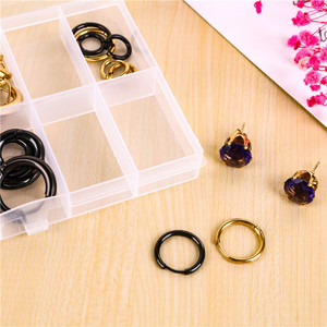 Transparent Plastic Jewelry Organizer Box 10 Compartment With Lid For Earrings And Small Accessories Storage - Product Image 3