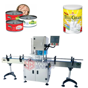 YB-FGJ Automatic Tin Can Vacuum Nitrogen Canning Sealing Machine Fish / Milk Powder / Tuna Can Seamer Coffee Can Sealing Machine