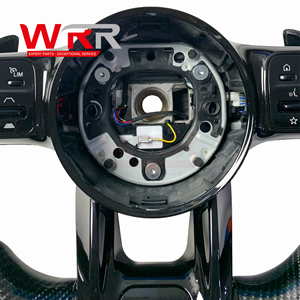 Volante de Fibra de Carbono para <span class=keywords><strong>Mercedes</strong></span> <span class=keywords><strong>Benz</strong></span> W205 W213 W253 <span class=keywords><strong>C200</strong></span> E300 GLC300, <span class=keywords><strong>Precio</strong></span> de Fábrica al por Mayor - Product Image 3