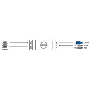 Carte de capture vidéo Meloway 4K, entrée HDMI, sortie USB 3.0, pour jeux, streaming et enregistrement - Product Image 3