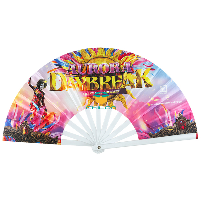 Customizable Bamboo Folding Fan Blank Silk Hand Fan for Logo Printing Personalized Gift