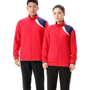 Veste de course personnalisée unisexe à col montant, 100 % polyester léger, imperméable, séchage rapide, à carreaux, manches longues - Product Image 3