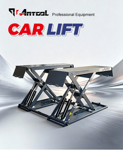 Élévateur hydraulique de <span class=keywords><strong>garage</strong></span> 4T pour voitures, équipement de levage automobile, élévateur portable à profil bas, mobile, à levage mi-hauteur - Product Image 2