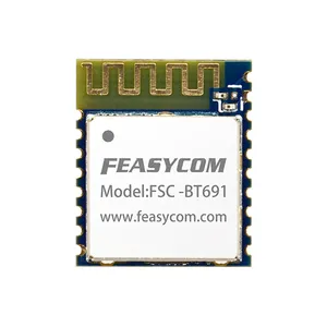 Feasycom FSC-BT691 Ultra-basse puissance DA14531 BLE Transmission de données Bluetooth 5.1 Module sans fil prend en charge UART/I2C/SPI