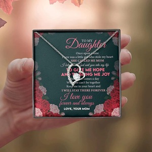 925 Sterling Silver <b>Heart</b> Pendant Collarbone Necklace - Trendy Western Minimalist Jewelry for Women Perfect Gift for Mom - Product Image 5