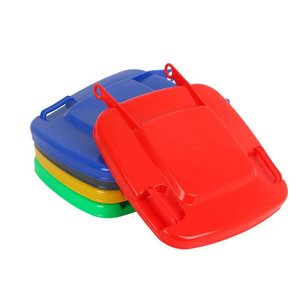 <b>Large</b> outdoor sanitation trash can universal accessories: lid, pin, solid rubber wheel, axle connection, wheel and <b>roller</b>. - Product Image 5