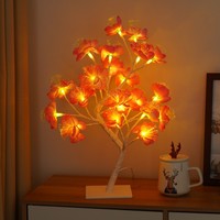 Lumière d'arbre LED créative, cadeau décoratif, lumière colorée, lampe de chevet romantique, simulation de fleurs, arbre, lumière de nuit USB