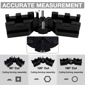 2 In 1 Mitre Measuring Cutting Tool 580mm Plastic <b>Frame</b> For Woodworking DIY Projects - Product Image 2
