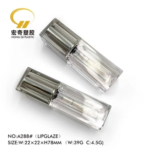 Nhãn Hiệu Riêng Dễ Thương Lip Gloss Ống Rỗng Mỹ Phẩm <span class=keywords><strong>Container</strong></span> Trong Suốt Lip Men Ống Thương Hiệu Riêng Son Bóng Chai Bàn Chải Phẳng - Product Image 3