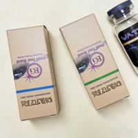 Boîtes en papier vides personnalisées et étiquettes pour flacons de 3 ml, 5 ml, 10 ml, emballage de flacons rechargeables