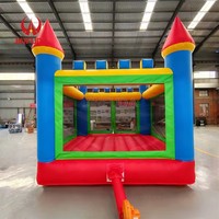 Structure gonflable commerciale à prix abordable avec toboggan aquatique et château rebondissant pour enfants