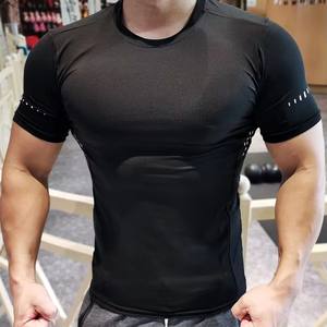 Custom Bodybuilding Slimfit Muscle Fit Quick Dry <b>Compression</b> Ropa Gym Tops Men'S Workout Short Sleeve Gym T-<b>Shirts</b> for Men - Product Image 4