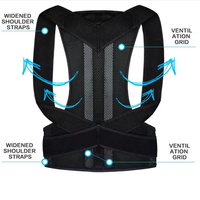 Maxbrace Correcteur de Posture Dorsale Réglable de Haute Qualité, Ceinture de Soutien pour le Dos