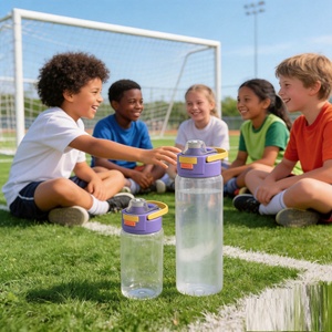 Botella de <span class=keywords><strong>Agua</strong></span> Resistente para Niños de PCTG con Asa de Transporte, 500ml 750ml 1000ml, Libre de BPA, Antiderrames, Jarra para Beber Directo en la Escuela - Product Image 6